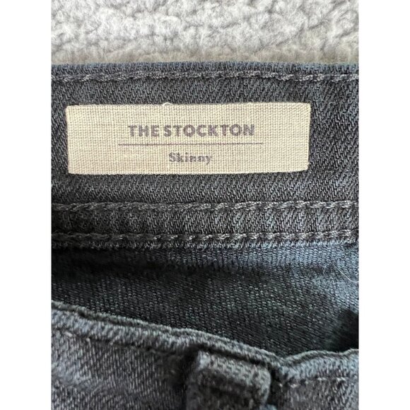 AG Adriano Goldschmied Jeans Stockton Skinny Black Mens 32x34 fits (30x30.5) - Picture 3 of 12